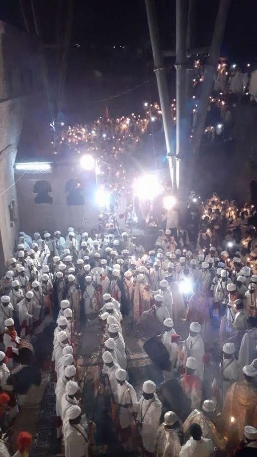 Timket procession through Lalibela