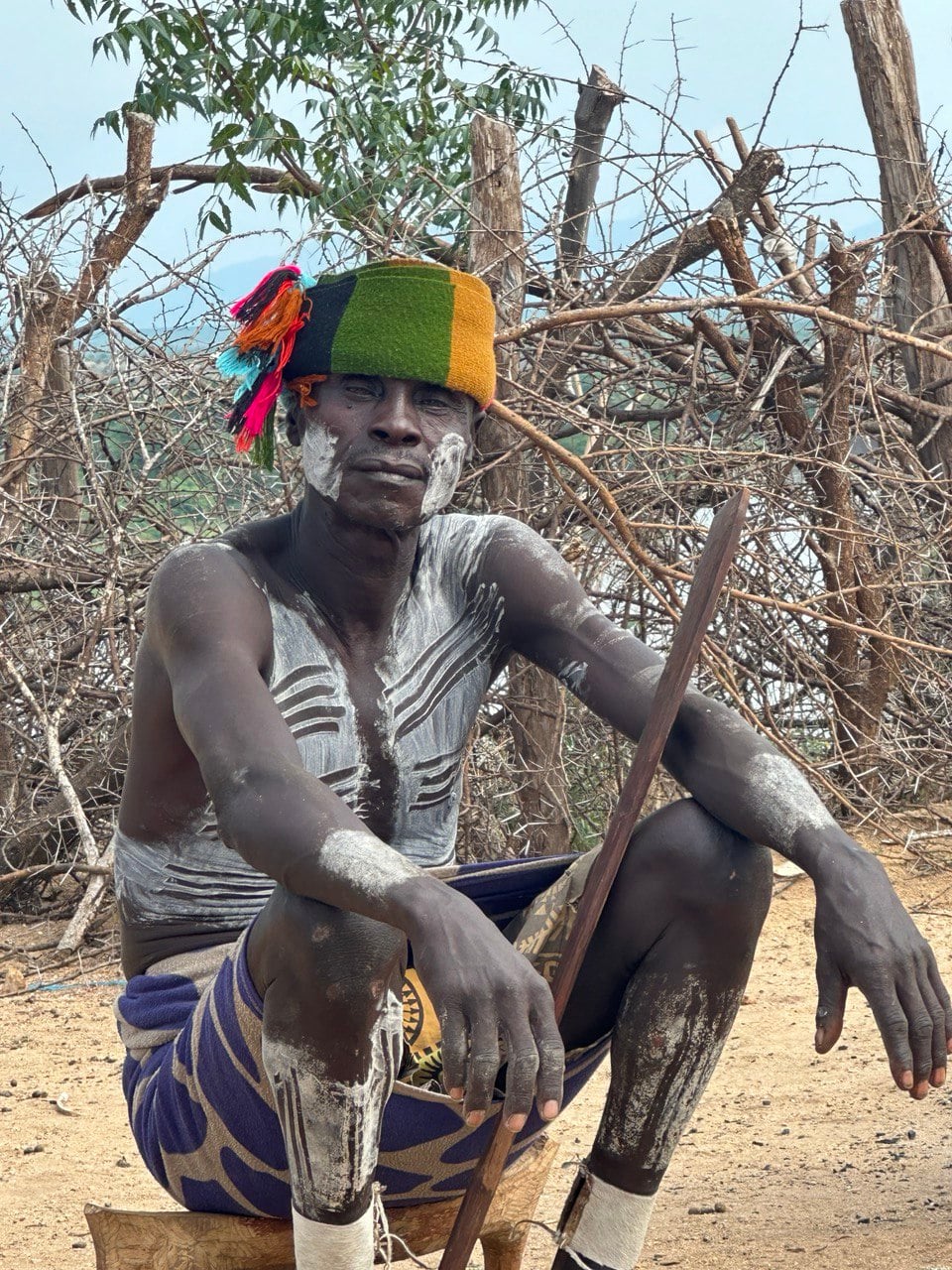 Body paint traditions of the Omo